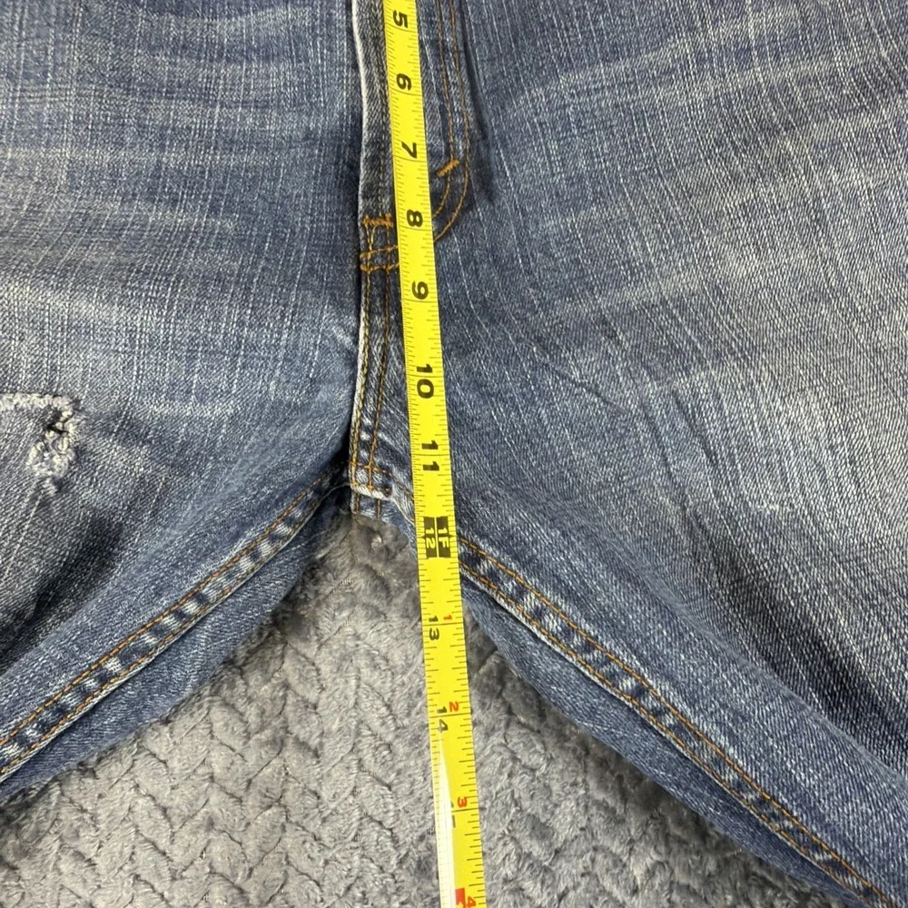 Levis 559 Jeans Mens 33x32 Blue Medium Wash Relaxed Straight Leg‎ Stretch Denim